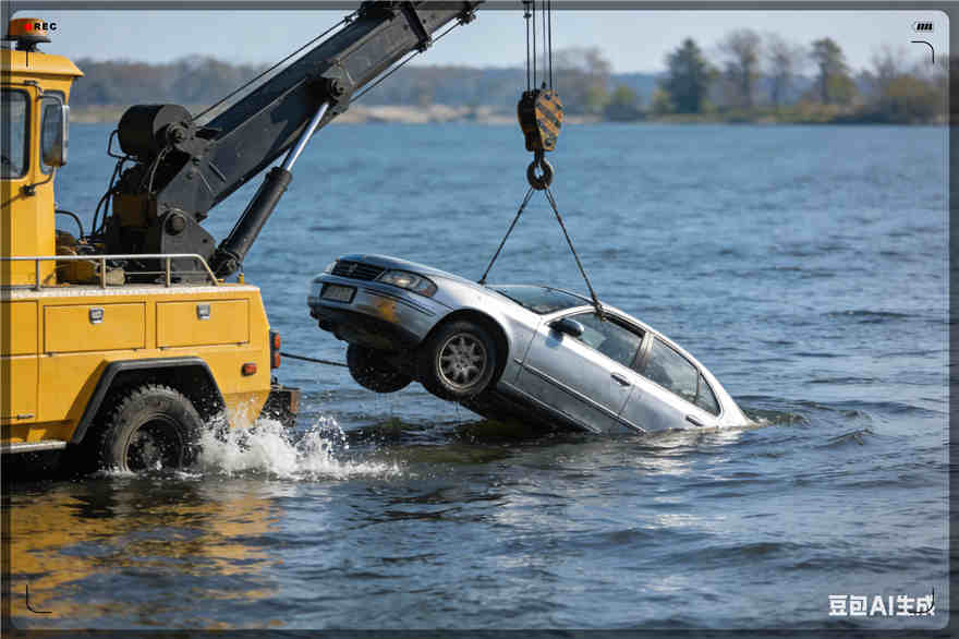 越秀区吊车救援电话【案例】